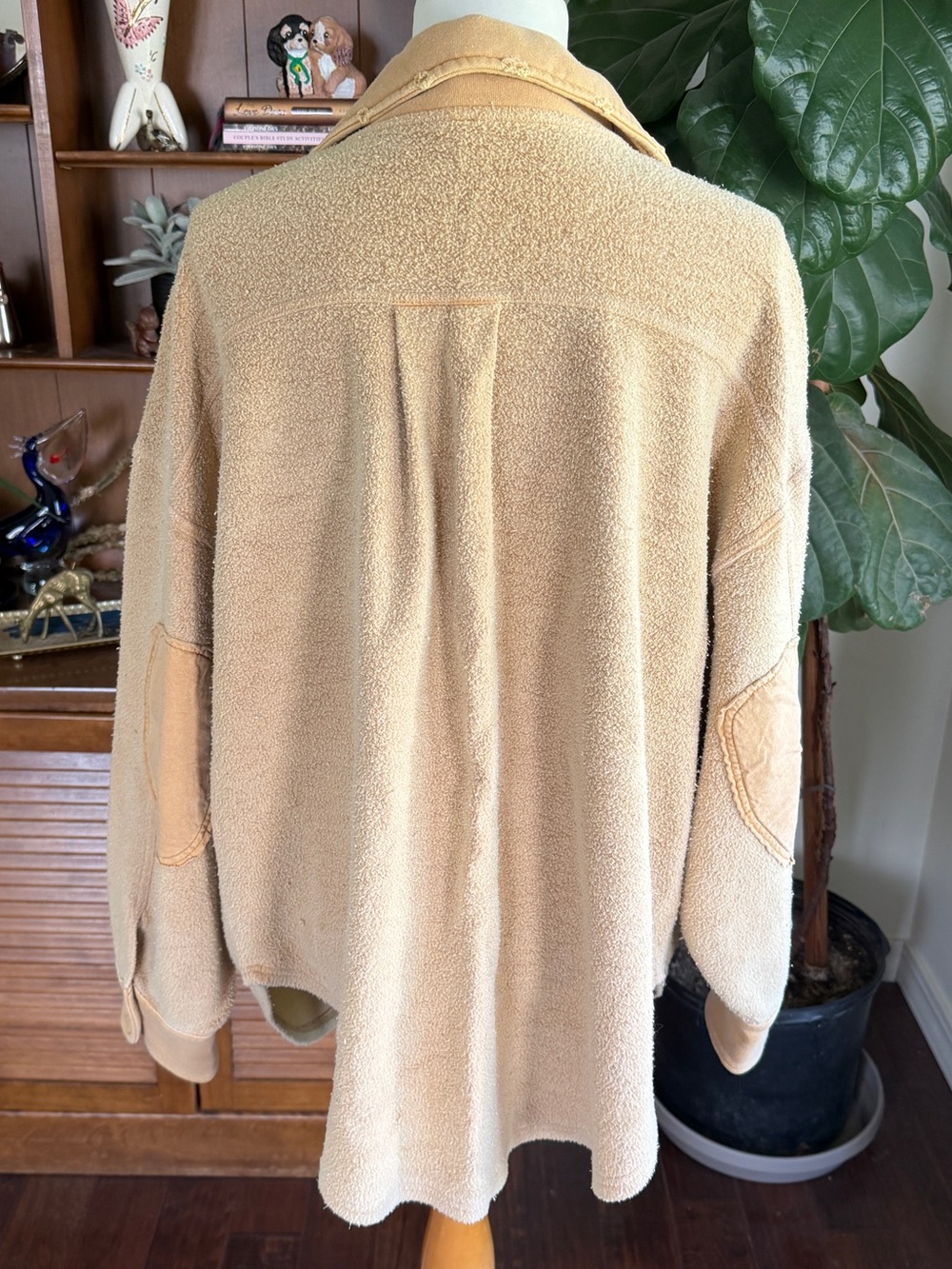 Free People Camel Tan Ruby Shacket Shirt Jacket S - Picture 8 of 16